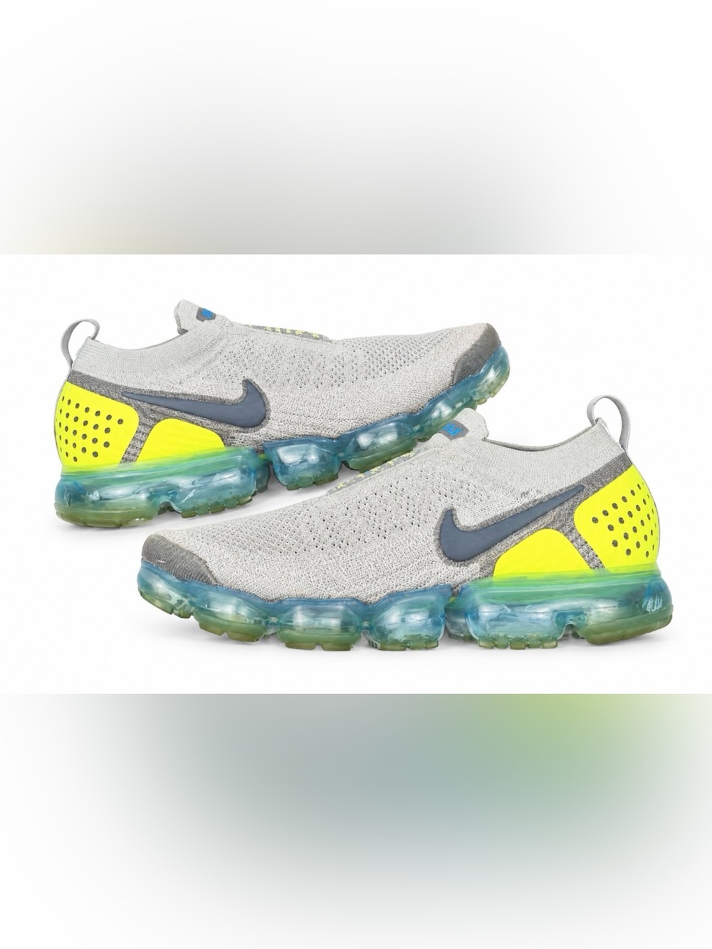 Nike MEN'S Air Vapormax FK Moc 2 Mica Green/Volt SIZE 12.5